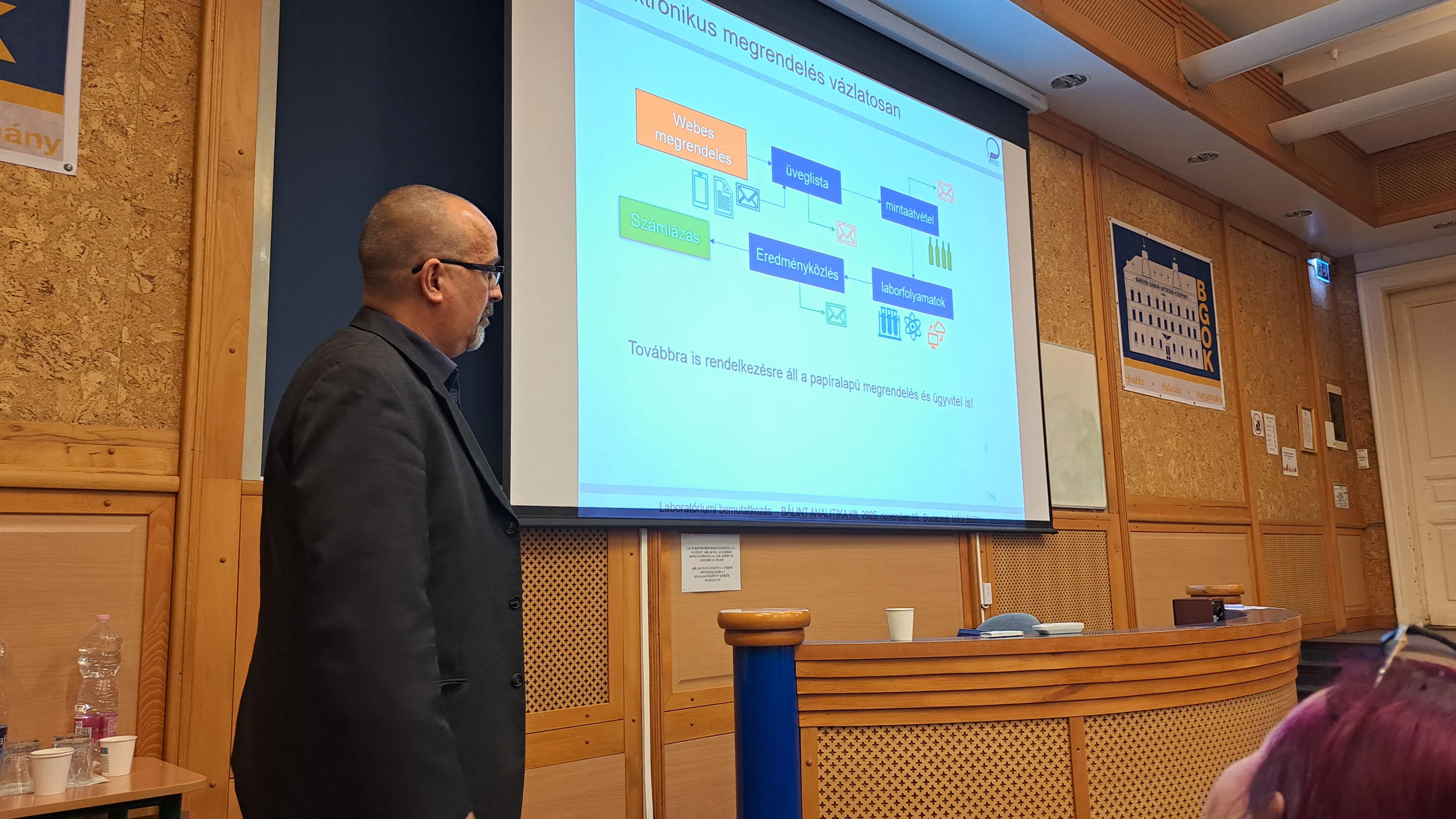 Bálint Analitika bemutatkozás a MÁV Szolgáltató Központ Zrt. dolgozói előtt